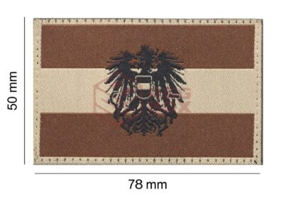 Clawgear Austria Emblem Flag Patch Desert - obrazek 4