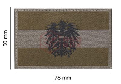 Clawgear Austria Emblem Flag Patch RAL7013 - obrazek 4