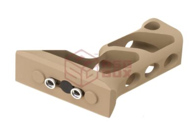 Metal CNC Long Angled Grip for Keymod Dark Earth - obrazek 3