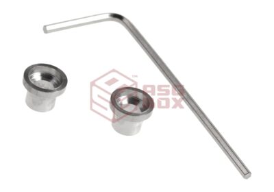 Metal CNC Short Angled Grip for Keymod Black - obrazek 6