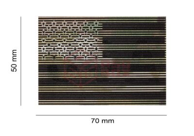 Clawgear Dual IR Patch USA Multicam - obrazek 4