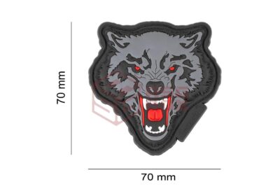 JTG Wolf Rubber Patch Multicolor - obrazek 4