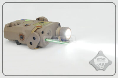 FMA AN/PEQ15 LA-5 IR Upgrade Version (LED / IR Flashlight, Green Laser) - Tan - obrazek 2