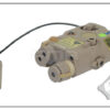 FMA AN/PEQ15 LA-5 IR Upgrade Version (LED / IR Flashlight, Green Laser) - Tan OD-A-TB0073 asgbox.pl