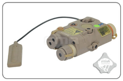 FMA AN/PEQ15 LA-5 IR Upgrade Version (LED / IR Flashlight, Green Laser) - Tan - obrazek 3