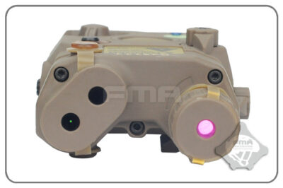 FMA AN/PEQ15 LA-5 IR Upgrade Version (LED / IR Flashlight, Green Laser) - Tan - obrazek 4