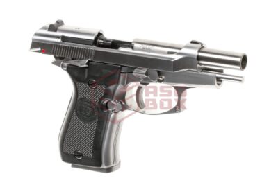 WE M84 Full Metal GBB Silver - obrazek 3