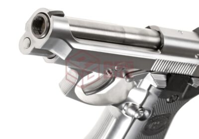 WE M84 Full Metal GBB Silver - obrazek 4