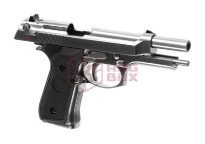 WE M9 V2 Full Metal GBB Silver - obrazek 3