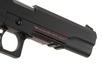 WE Hi-Capa 5.1 R1 Full Metal GBB Black - obrazek 5
