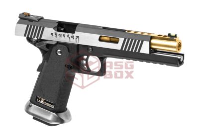 WE Hi-Capa 6 Force A Gold Barrel Full Metal GBB Dual Tone - obrazek 3