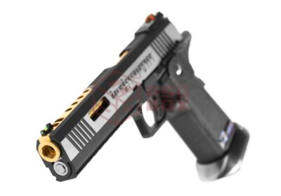 WE Hi-Capa 6 Force A Gold Barrel Full Metal GBB Dual Tone - obrazek 4