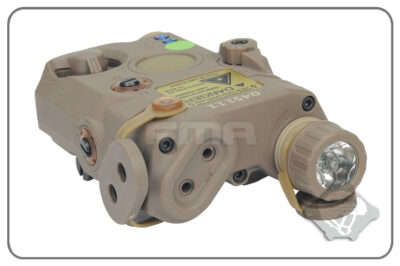 FMA AN/PEQ15 LA-5 IR Upgrade Version (LED / IR Flashlight, Green Laser) - Tan - obrazek 5