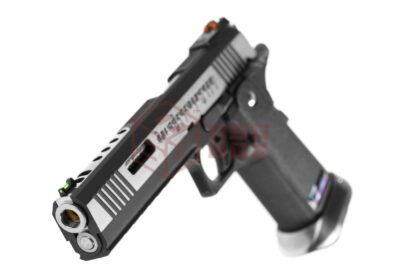 WE Hi-Capa 6 Force A Silver Barrel Full Metal GBB Dual Tone - obrazek 4