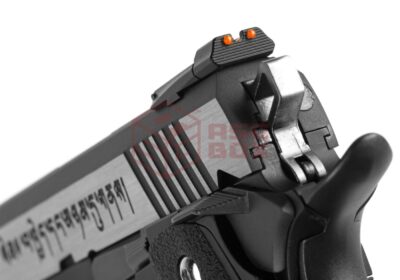 WE Hi-Capa 6 Force A Silver Barrel Full Metal GBB Dual Tone - obrazek 5