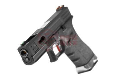 WE G-Force 17 BK Silver Barrel Metal Version GBB Black - obrazek 4