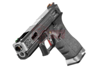 WE G-Force 18C SV Silver Barrel Metal Version GBB Black - obrazek 4