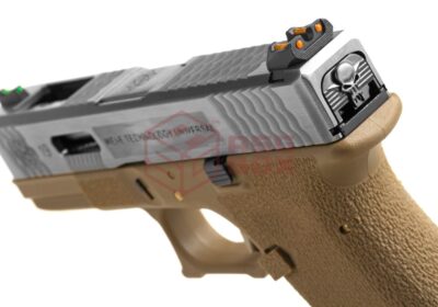 WE G-Force 19 SV Silver Barrel Metal Version GBB Desert - obrazek 6