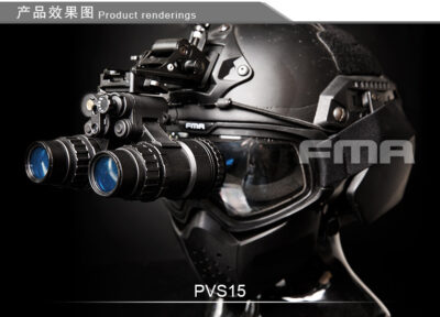 FMA Update Version NVG PVS-15 Dummy Replica, without Illumination - Black - obrazek 5
