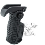 FMA Adjustable Folding Grip FGGK-S on RIS Rail - Black