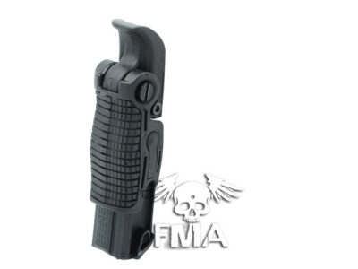 FMA Adjustable Folding Grip FGGK-S on RIS Rail - Black - obrazek 3