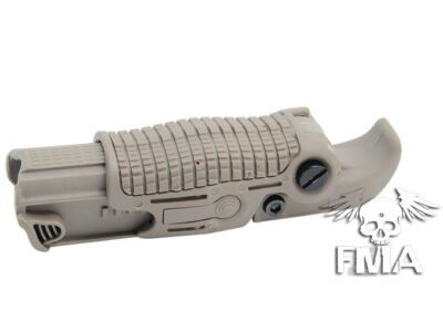 FMA Adjustable Folding Grip FGGK-S on RIS Rail - Tan - obrazek 3