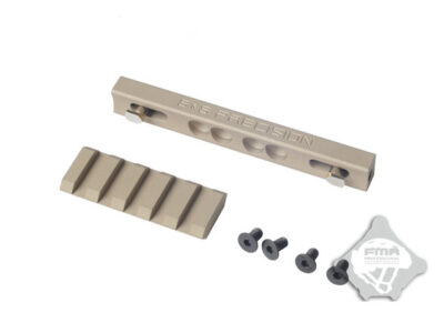 FMA CNC LOWPRO 45° Handguard RIS Rail - Tan - obrazek 2