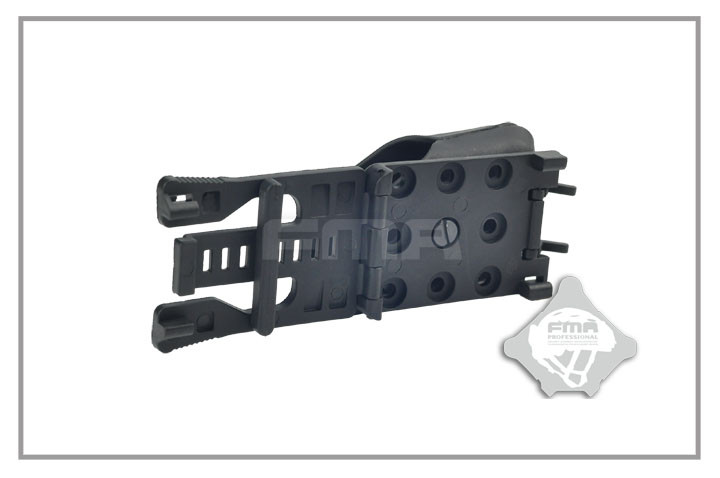 FMA MULTI-ANGLE SPEED Universal Belt Pistol Pouch - Black OD-A-TB971-BK asgbox.pl FMA MULTI-ANGLE SPEED Universal Belt Pistol Pouch - Black - obrazek 2