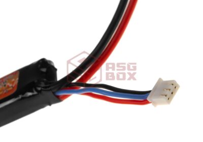 VB Power Lipo 7.4V 1100mAh 20C Stock Tube Type Black - obrazek 6