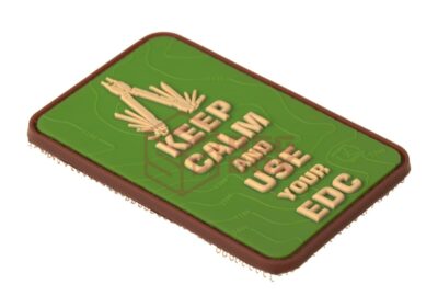 JTG Keep Calm EDC Rubber Patch Green - obrazek 3
