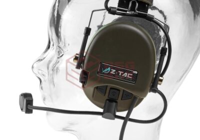 Z-Tactical Tier 1 Headset Military Standard Plug Foliage Green - obrazek 4