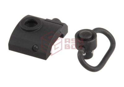 Metal GS Type QD Sling Swivel Rail Mount Black - obrazek 3