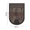 Clawgear Burgenland Shield Patch RAL7013 OD-TM-10726233200 24497 asgbox.pl