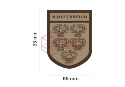 Clawgear Niederösterreich Shield Patch Desert - obrazek 4