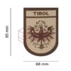 Clawgear Tirol Shield Patch Desert OD-TM-10726831000 24514 asgbox.pl