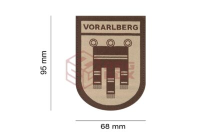 Clawgear Vorarlberg Shield Patch Desert - obrazek 5