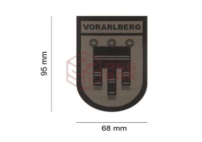 Clawgear Vorarlberg Shield Patch RAL7013 - obrazek 5