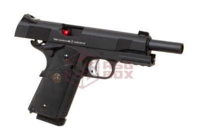 KJ Works M1911 MEU Full Metal GBB Black - obrazek 3