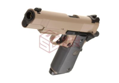 KJ Works M1911 MEU Full Metal GBB Tan - obrazek 4