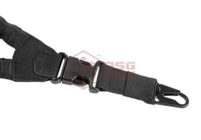 Clawgear One Point Elastic Support Sling Snap Hook Black - obrazek 4