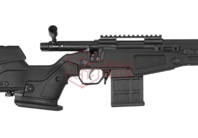 Action Army AAC T10 Bolt Action Sniper Rifle Black - obrazek 4