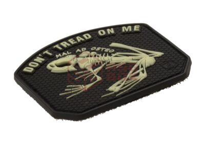 JTG Don't Tread on me Frog Rubber Patch Glow - obrazek 3