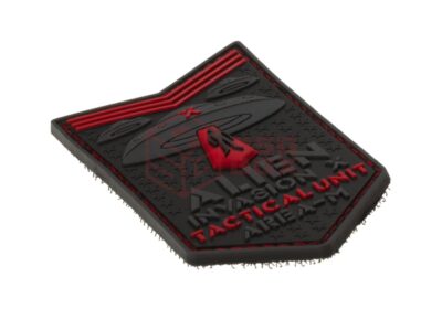 JTG Alien Invasion Tactical Unit Rubber Patch Red - obrazek 3