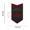 JTG Alien Invasion Tactical Unit Rubber Patch Red OD-TM-10767703500 25369 asgbox.pl
