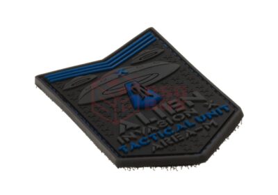 JTG Alien Invasion Tactical Unit Rubber Patch Blue - obrazek 3