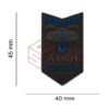 JTG Alien Invasion Tactical Unit Rubber Patch Blue OD-TM-10767770000 25370 asgbox.pl