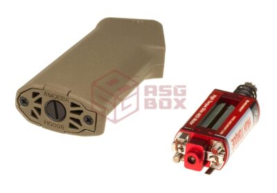 Ares High Torque Slim Motor + Amoeba Slim Pistol Grip Desert - obrazek 3
