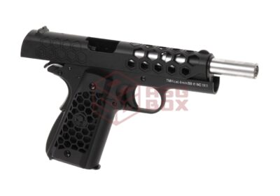 WE M1911 Hex Cut Full Metal GBB Black - obrazek 3