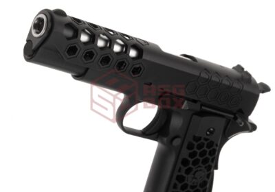 WE M1911 Hex Cut Full Metal GBB Black - obrazek 4