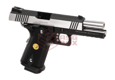 WE Hi-Capa 4.3 OPS Full Metal GBB Silver - obrazek 3